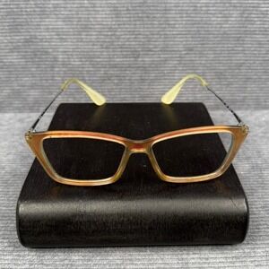 Ray-Ban Shirley RB5497 Eyeglasses Orange Yellow Cat Eye Frames 54-14-140 Y2K